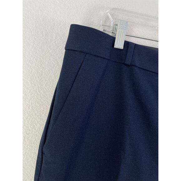 Banana Republic Pants Womens 18L Blue Avery Mid Rise Straight Ankle Dress Work - Picture 2 of 8